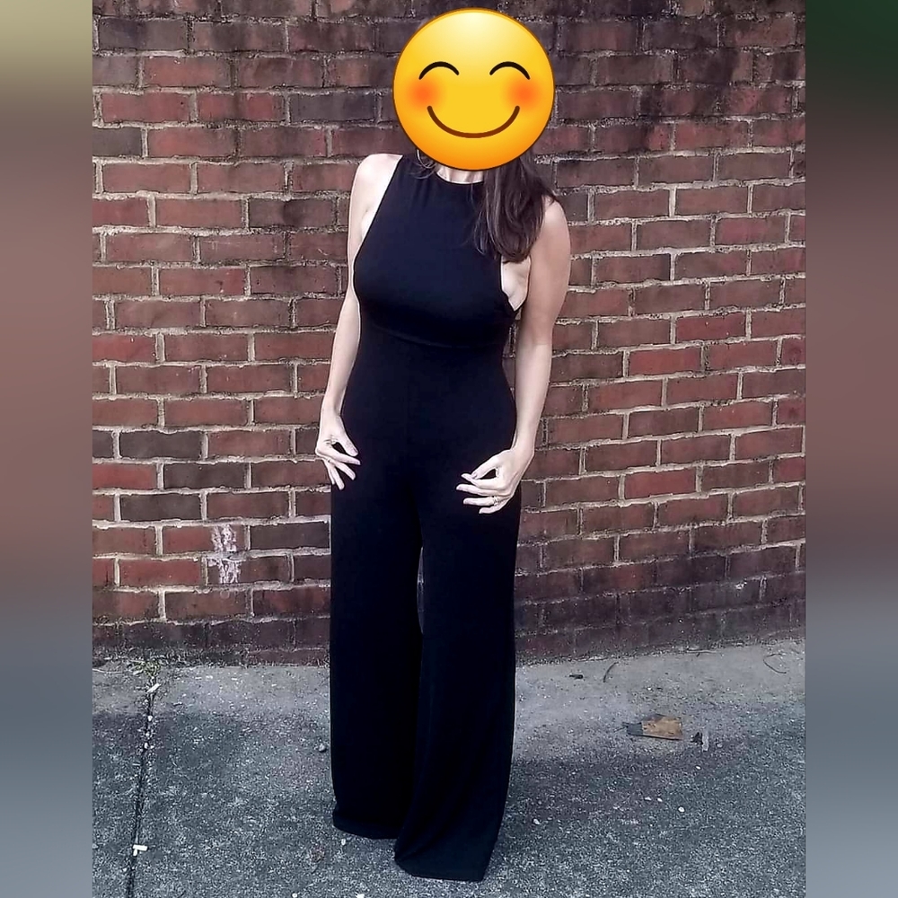 Custom Length Fashion Nova wide leg jumpsuit Size Small